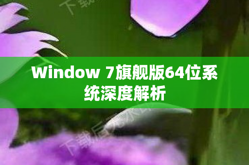 Window 7旗舰版64位系统深度解析图片