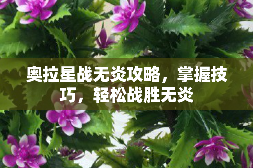 奥拉星战无炎攻略图片