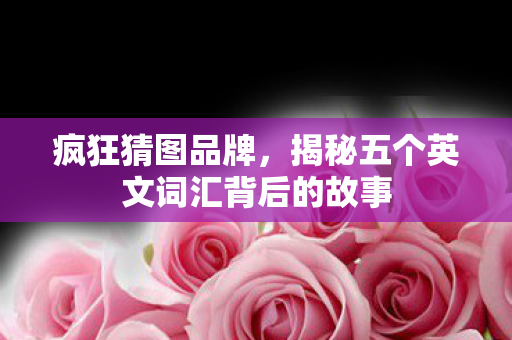 揭秘五个英文词汇背后的故事图片