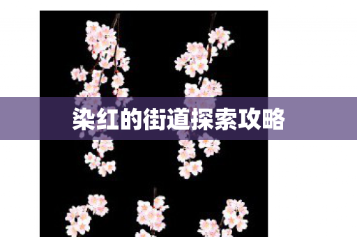 染红的街道探索攻略图片