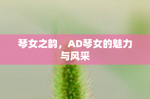 AD琴女的魅力与风采图片