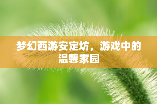 游戏中的温馨家园图片