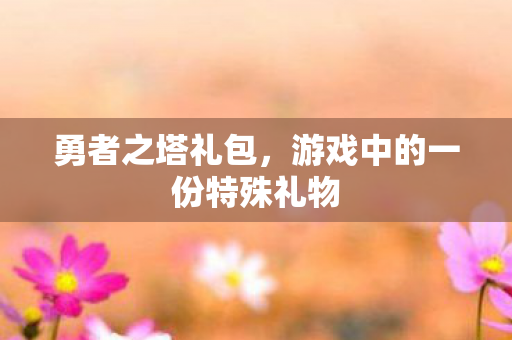 游戏中的一份特殊礼物图片