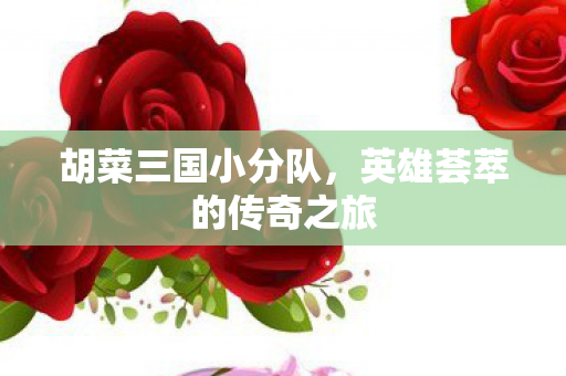 英雄荟萃的传奇之旅图片