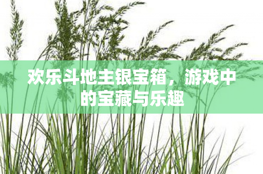 游戏中的宝藏与乐趣图片