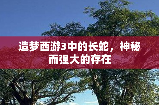 造梦西游3中的长蛇图片