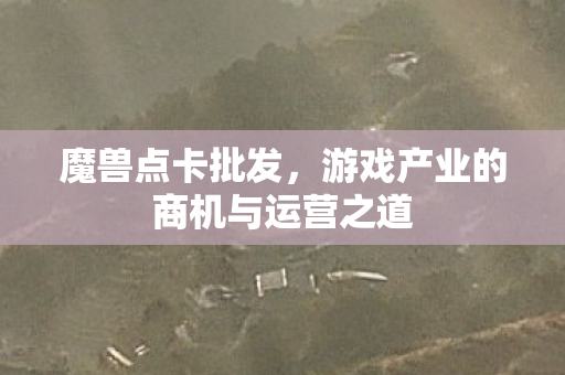 游戏产业的商机与运营之道图片