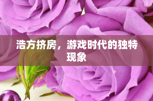 游戏时代的独特现象图片