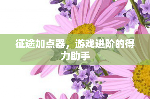 游戏进阶的得力助手图片