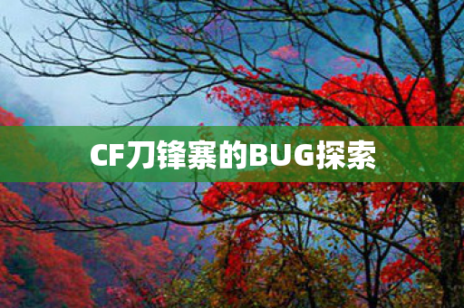 CF刀锋寨的BUG探索图片