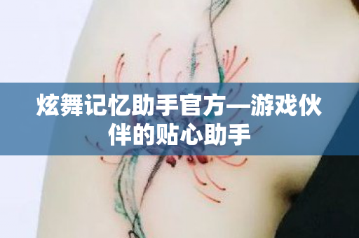 游戏伙伴的贴心助手图片