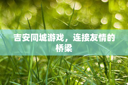 连接友情的桥梁图片